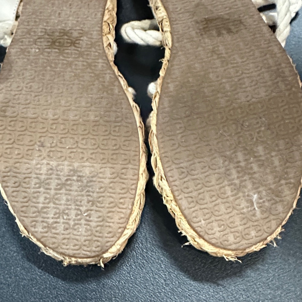 Sam Edelman Cream Rope Sandals - Picture 6 of 8